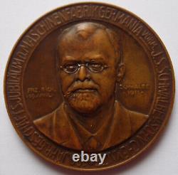 1911 Chemnitz Medal, 100th Years machine factory Germania front Swallow and