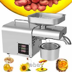610W Automatic Oil Press Expeller Machine Stainless Steel Oil Extraction Nuts Seeds