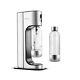 Aqvia Exclusive Sparkling Water Machine With Extra Bottle, Steel