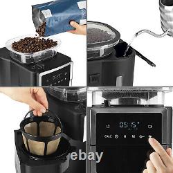 BEEM Filter Coffee Machine 10 Cups Powder & Beans Coffee Grinder Thermal Pot