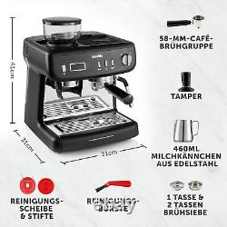 BREVILLE Barista Max+ VCF152X Strainer Machine Espresso Machine with Grinder