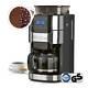 Barista Coffee Maker Grinder 900w Stainless Steel/black 12 Cups Permanent Filter