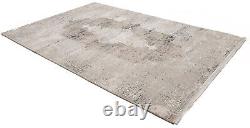 Carpet machine weaving carpet short pile carpet gray beige 200 x 300 cm