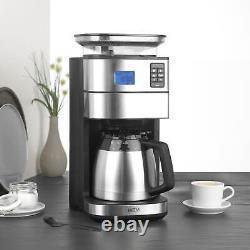 Coffee Maker Filter Coffee Maker Cone Grinder Thermos Timer 10 Cups