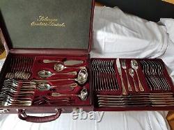 Cutlery Set for 12 Pers. 72-piece with presentation cutlery, Solingen, bicolor like NEW