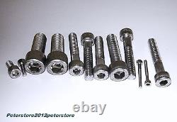 Cylinder screws DIN 912 stainless steel V2A inner hex M8 8 mm cylinder head