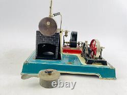 Doll steam engine with 2 volt motor 20x24x17 cm ancient