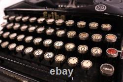 ERIKA Model M Travel Typewriter in Suitcase Typewriter Black circa 1936 Antique