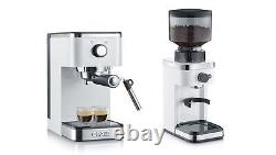 Graef Set Strainer Espresso Machine & Electric Coffee Mill Cone Grinder