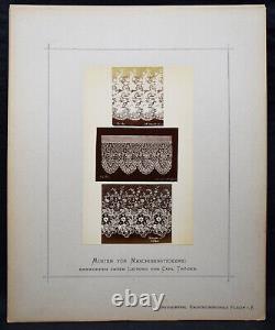 Hofmann, Pattern for Curtain Making, Hand & Machine Embroidery 1883 EMBROIDERY