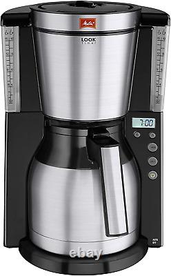 Melitta 6738044 Look Therm 1011-16, Filter Coffee Maker with Thermal Pot and Time