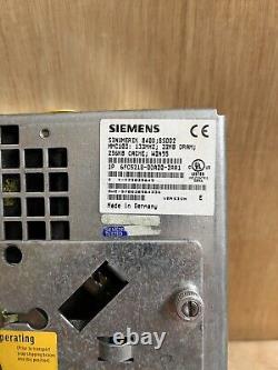 Siemens 840D MMC103 Sinumerik 6FC5210-0DA20-2AA1 Version E. From Working Machine