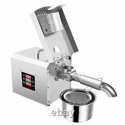Stainless Steel 1500W Oil Press Walnut Oil Mill Peanut Oil Expeller Extraction Machine