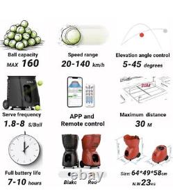 Tennis Ball Machine Professional Pusun PT9001 Smart App NEW 140km/h Ball