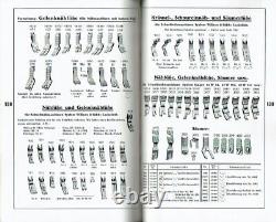 Wekade Dresden catalogue 351 sewing machines spare parts needles machines around 1925